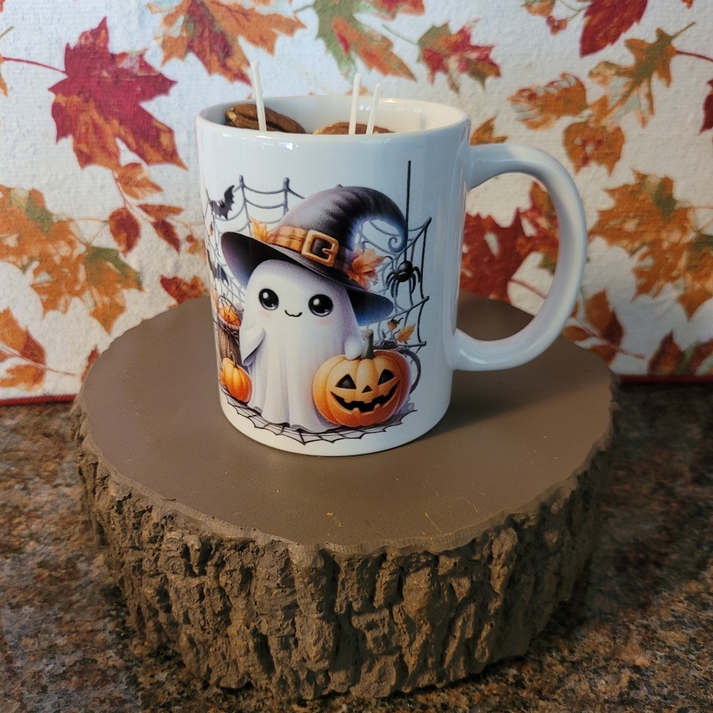 Halloween Ghost Candle 'n' Cup
